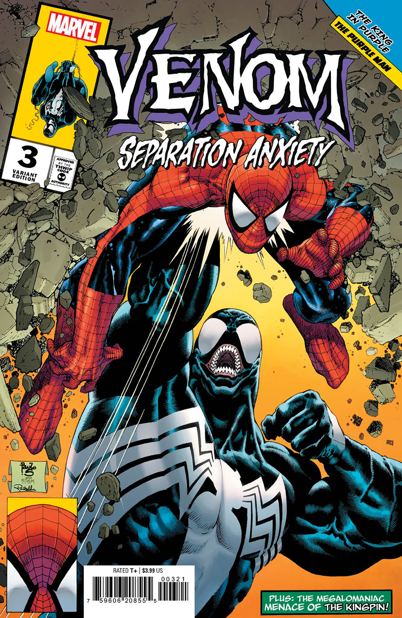 VENOM: SEPARATION ANXIETY #3 PAULO SIQUEIRA HOMAGE VARIANT - End Of The Earth Comics