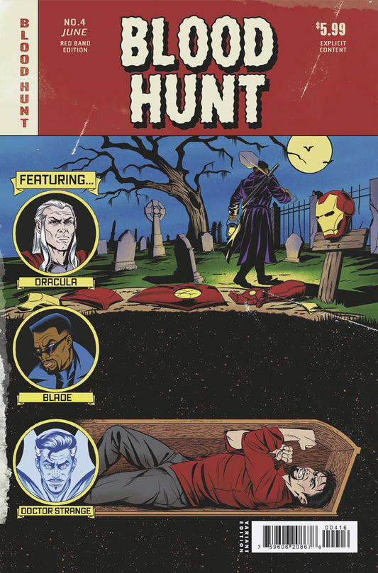 BLOOD HUNT: RED BAND #4 BETSY COLA BLOODY HOMAGE VARIANT [BH] 1:25 - End Of The Earth Comics