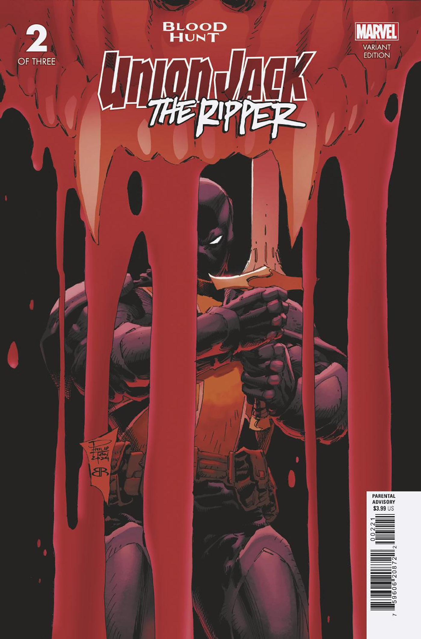 UNION JACK THE RIPPER: BLOOD HUNT #2 PHILIP TAN VARIANT [BH] - End Of The Earth Comics