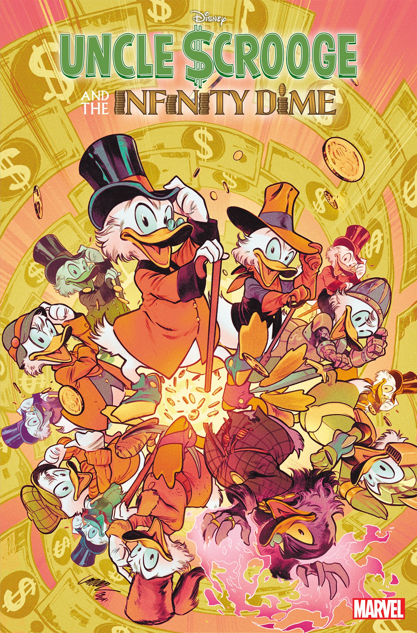 UNCLE SCROOGE AND THE INFINITY DIME #1 PEPE LARRAZ VARIANT 1:100 - End Of The Earth Comics