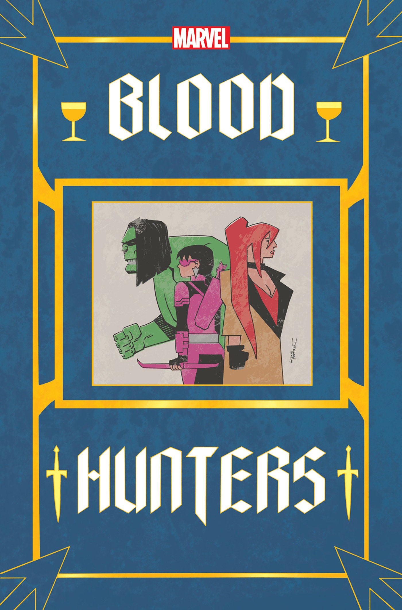 BLOOD HUNTERS #2 DECLAN SHALVEY BOOK COVER VARIANT [BH] {{ End Of The Earth Comics }}