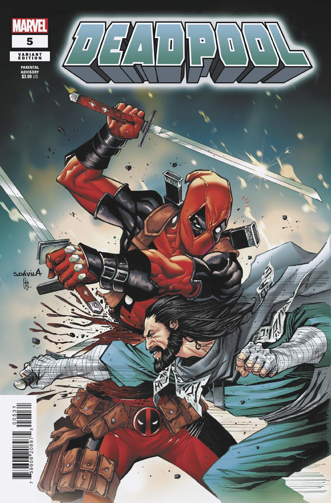 DEADPOOL #5 SEGIO DAVILA VARIANT - End Of The Earth Comics