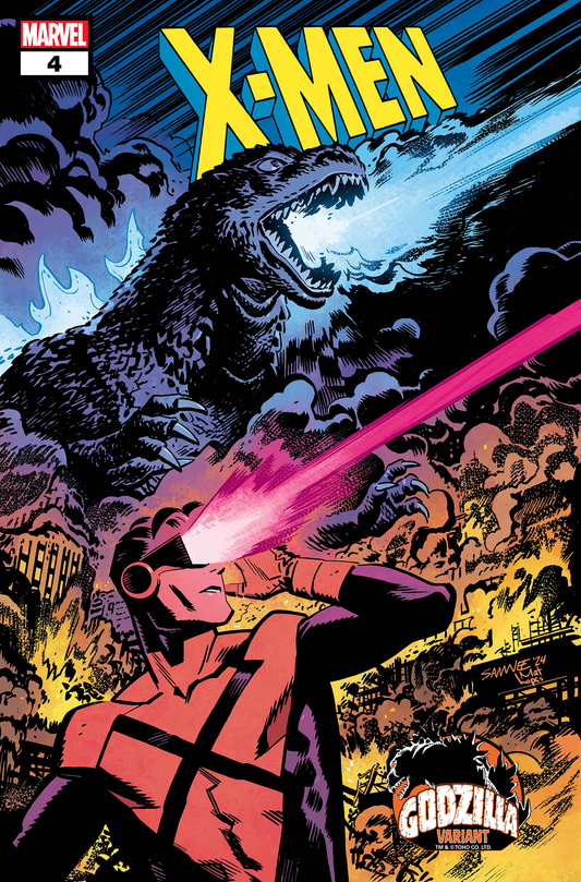 X-MEN #4 CHRIS SAMNEE GODZILLA VARIANT - End Of The Earth Comics