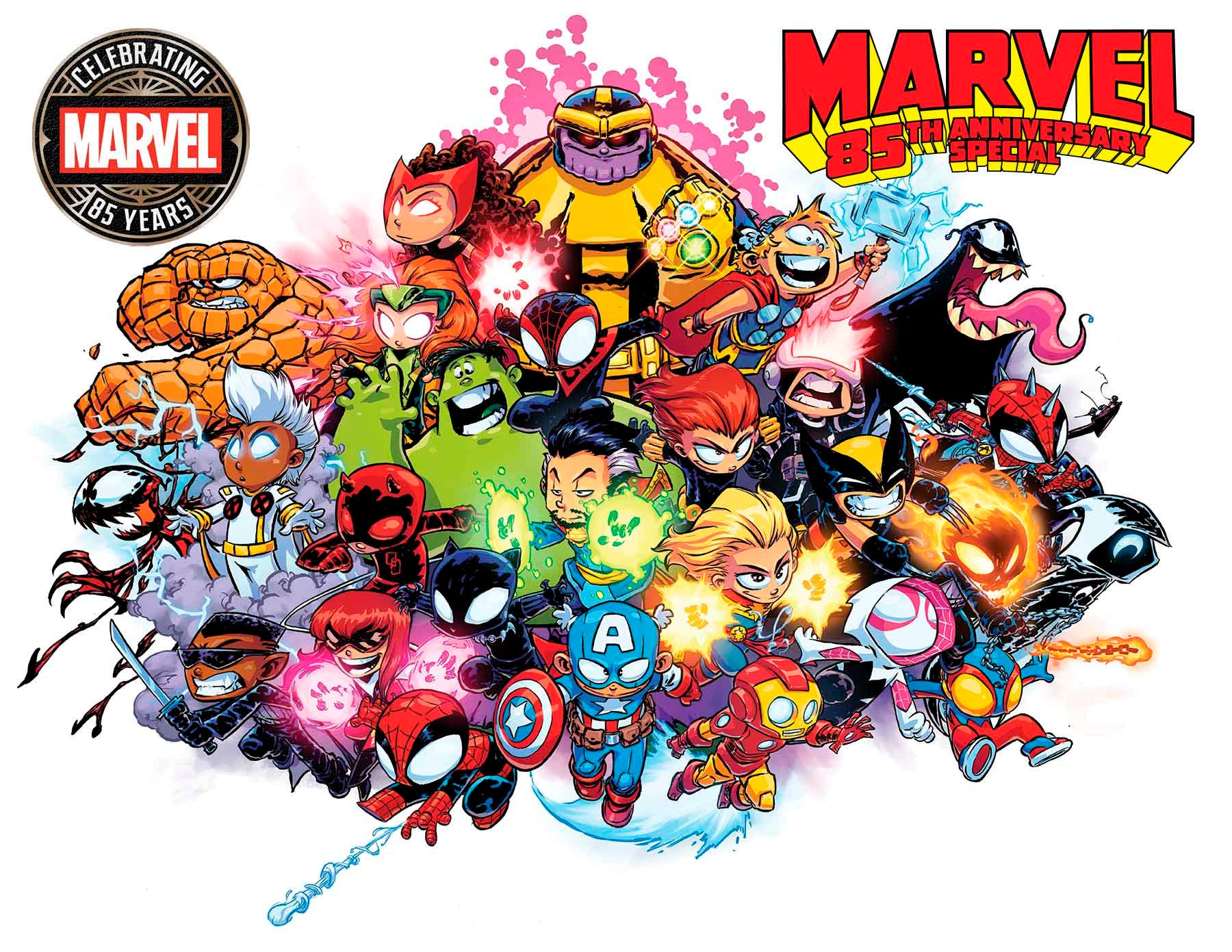 MARVEL 85TH ANNIVERSARY SPECIAL SKOTTIE YOUNG WRAPAROUND VARIANT - End Of The Earth Comics