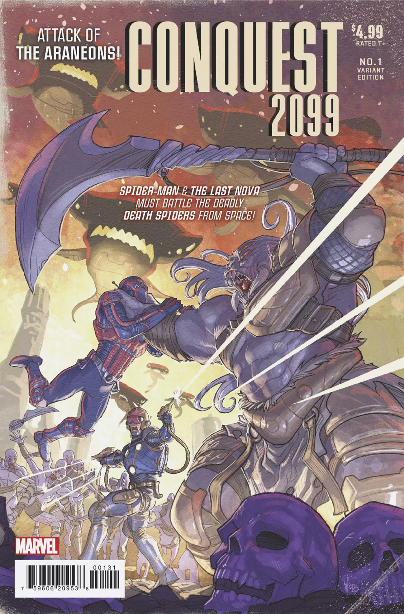 CONQUEST 2099 #1 PETE WOODS VARIANT - End Of The Earth Comics