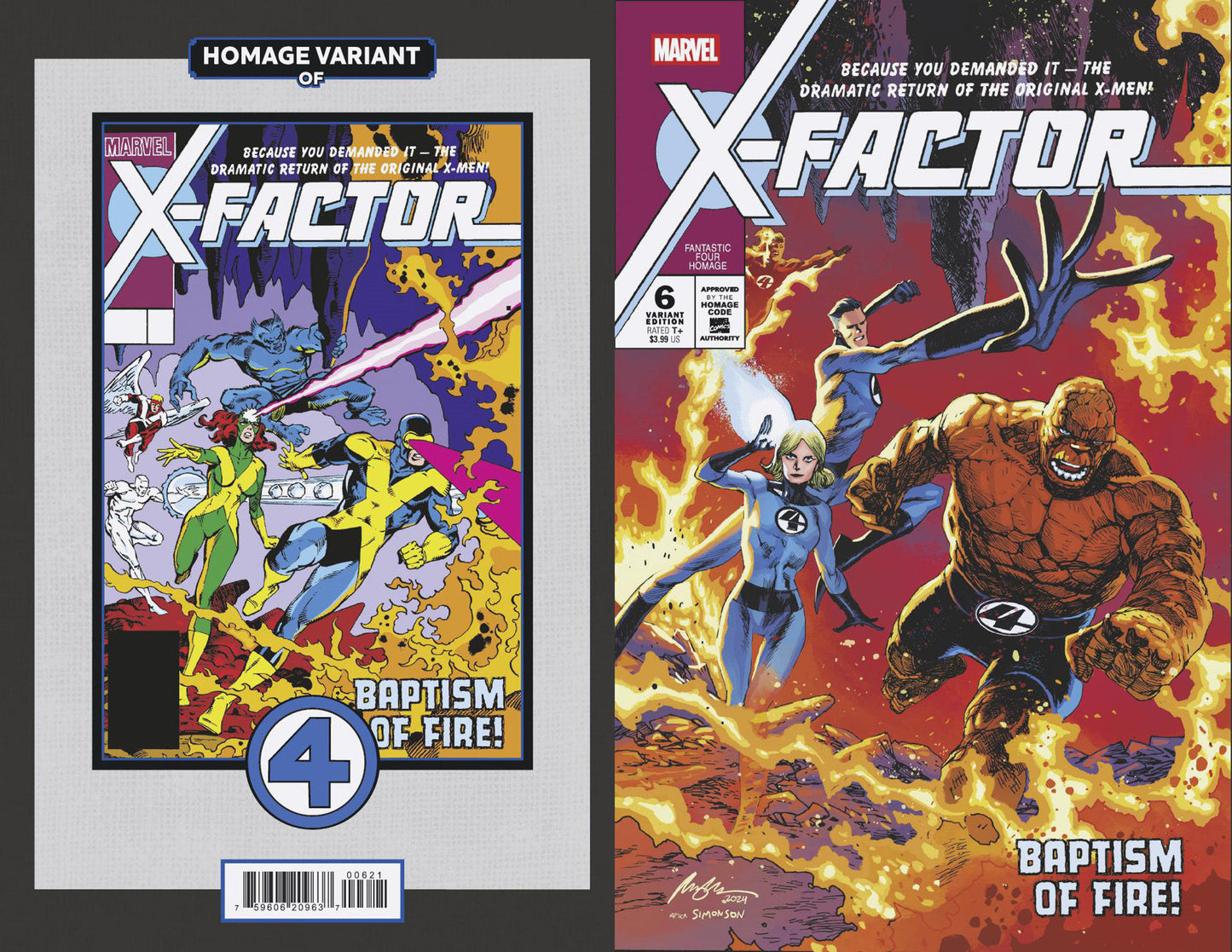 X-FACTOR #6 RAFAEL ALBUQUERQUE FANTASTIC FOUR HOMAGE VARIANT