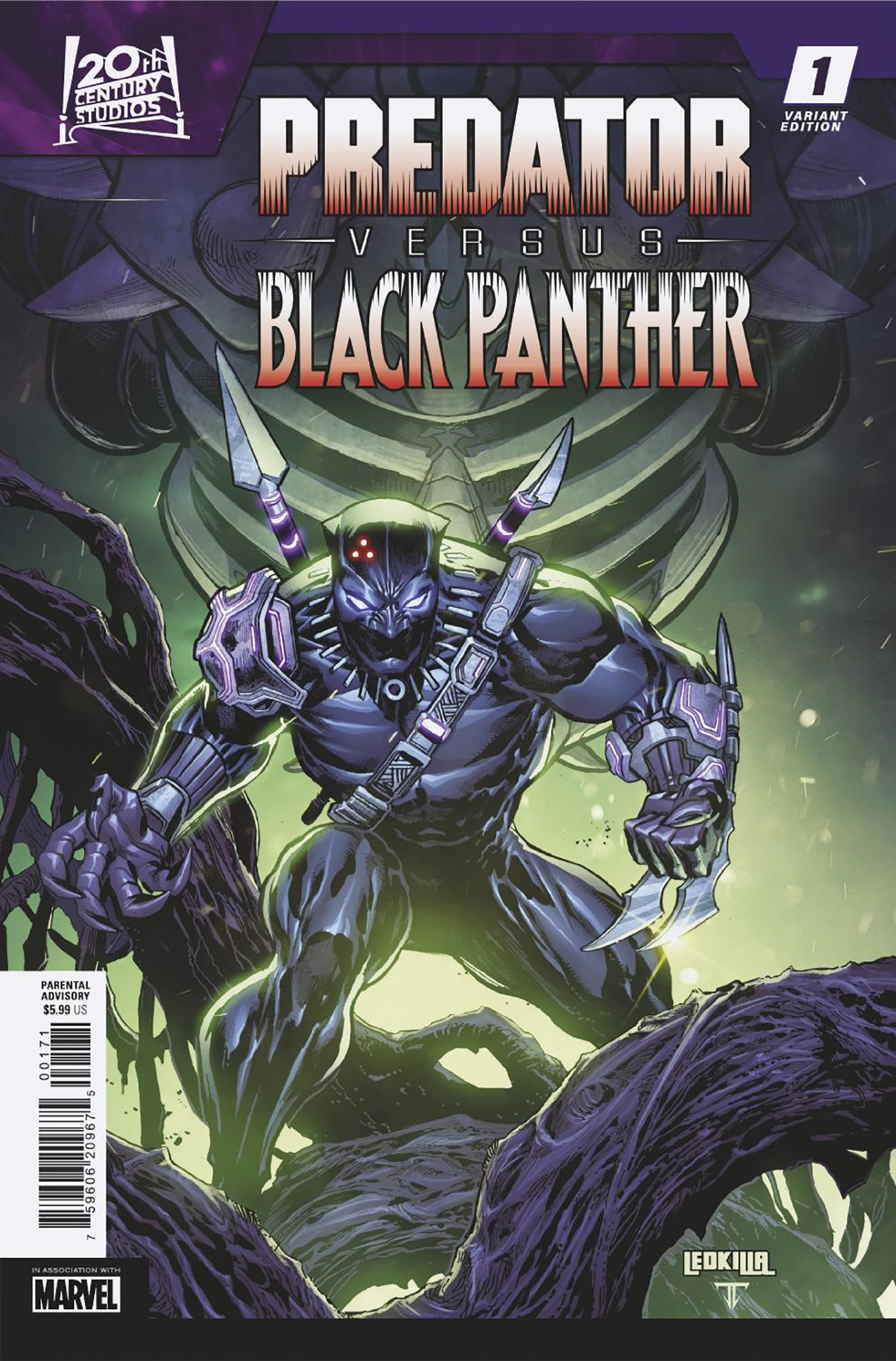 PREDATOR VS. BLACK PANTHER #1 KEN LASHLEY VARIANT - End Of The Earth Comics