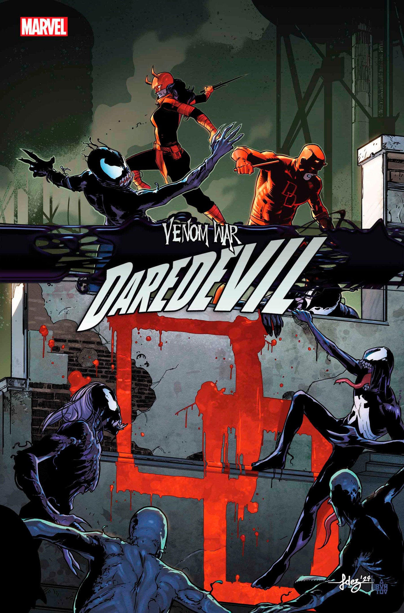 VENOM WAR: DAREDEVIL #1 [VW] - End Of The Earth Comics