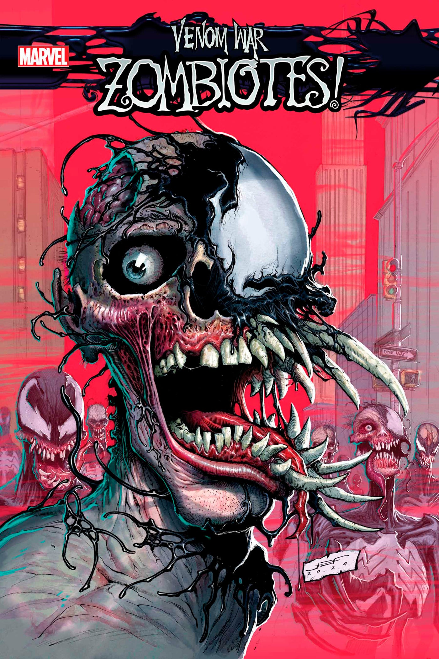 VENOM WAR: ZOMBIOTES #1 [VW] - End Of The Earth Comics