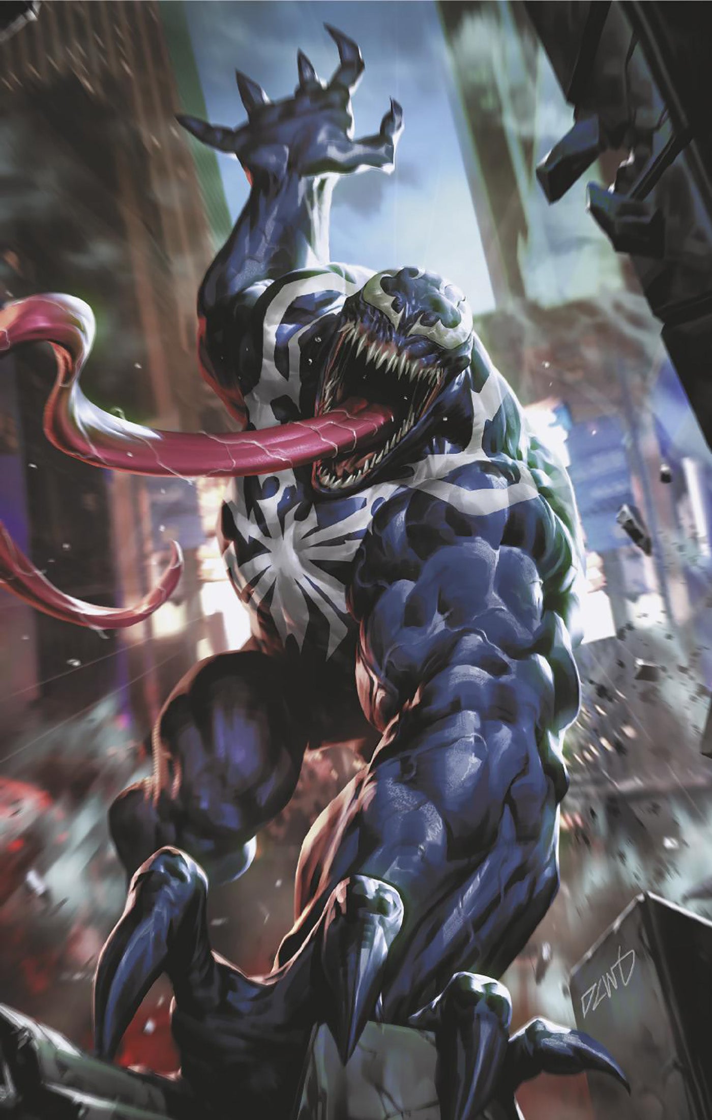 VENOMVERSE REBORN #1 DERRICK CHEW SYMBIOTE VIRGIN VARIANT 1:100 - End Of The Earth Comics