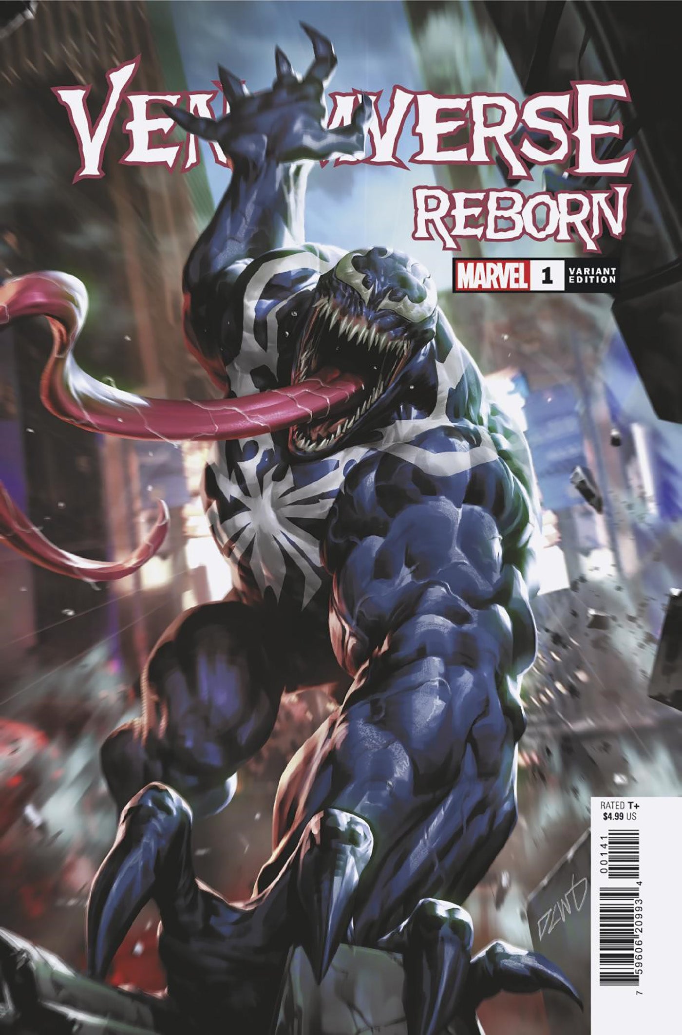 VENOMVERSE REBORN #1 DERRICK CHEW SYMBIOTE VARIANT - End Of The Earth Comics