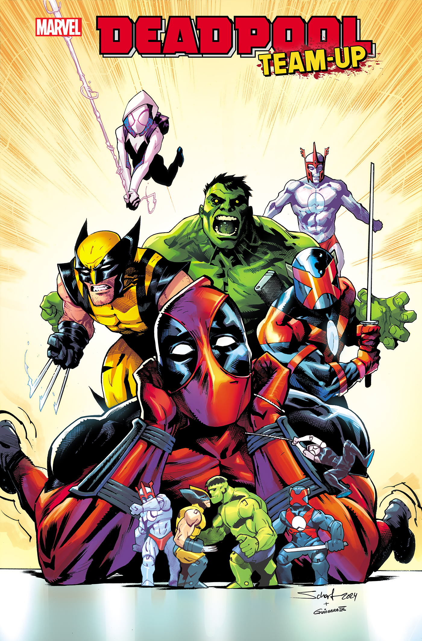 DEADPOOL TEAM-UP #1 JONAS SCHARF VARIANT 1:25 - End Of The Earth Comics