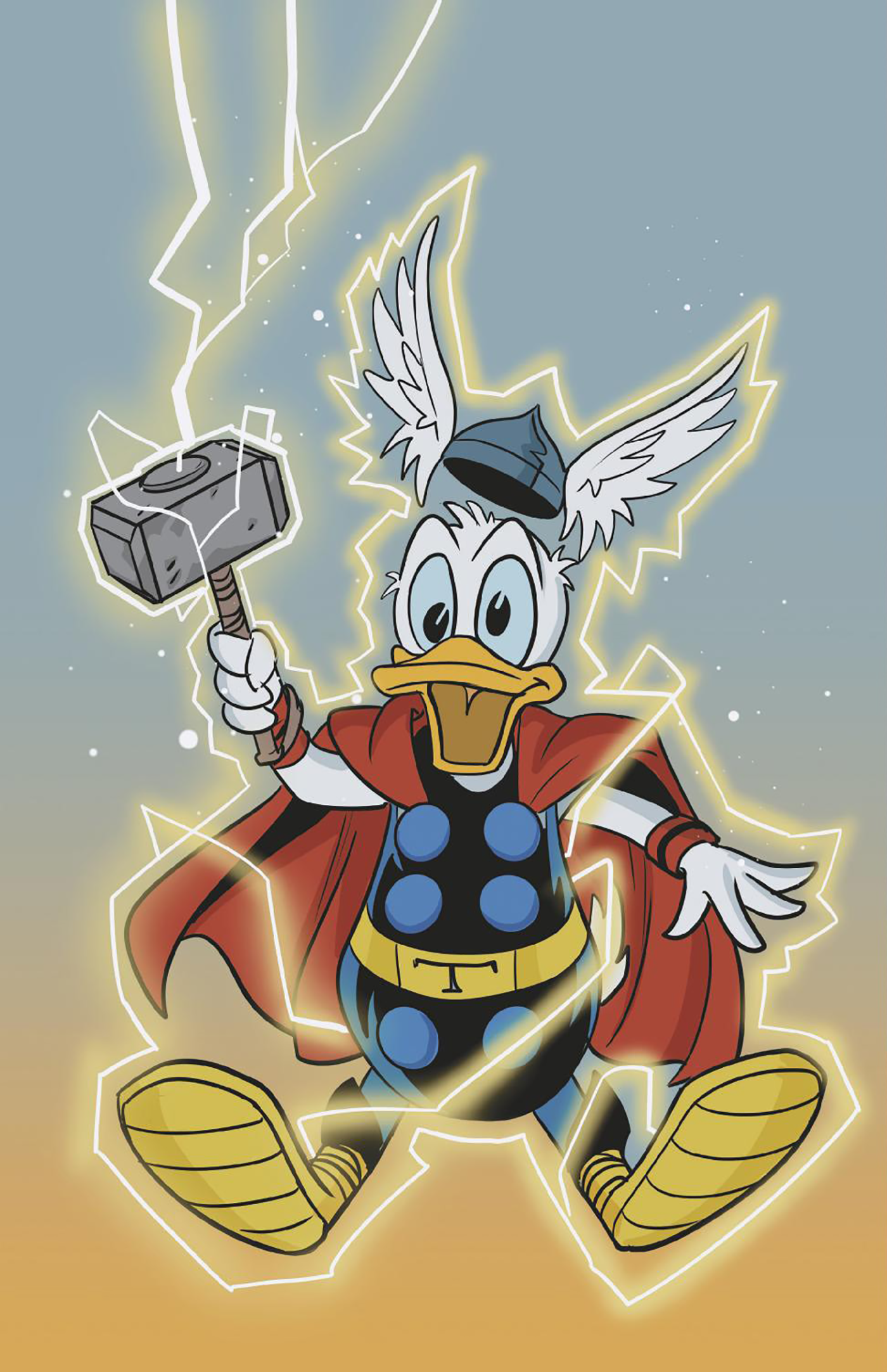 MARVEL & DISNEY: WHAT IF...? DONALD DUCK BECAME THOR #1 PHIL NOTO DONALD DUCK TH OR VIRGIN VARIANT 1:50 - End Of The Earth Comics