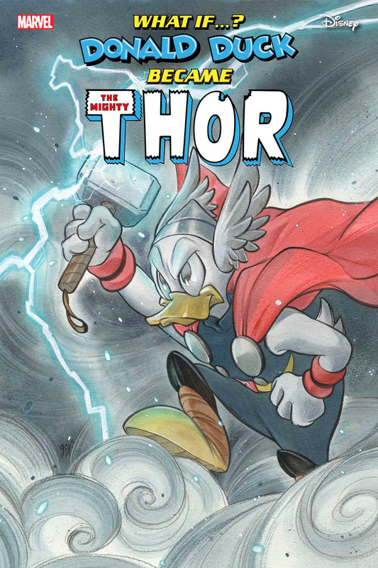 MARVEL & DISNEY: WHAT IF...? DONALD DUCK BECAME THOR #1 PEACH MOMOKO VARIANT - End Of The Earth Comics