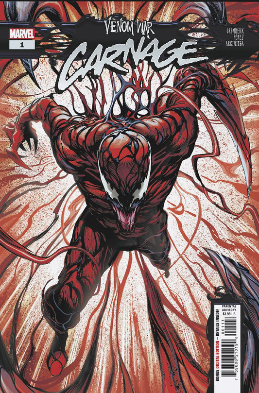 VENOM WAR: CARNAGE #1 [VW] - End Of The Earth Comics