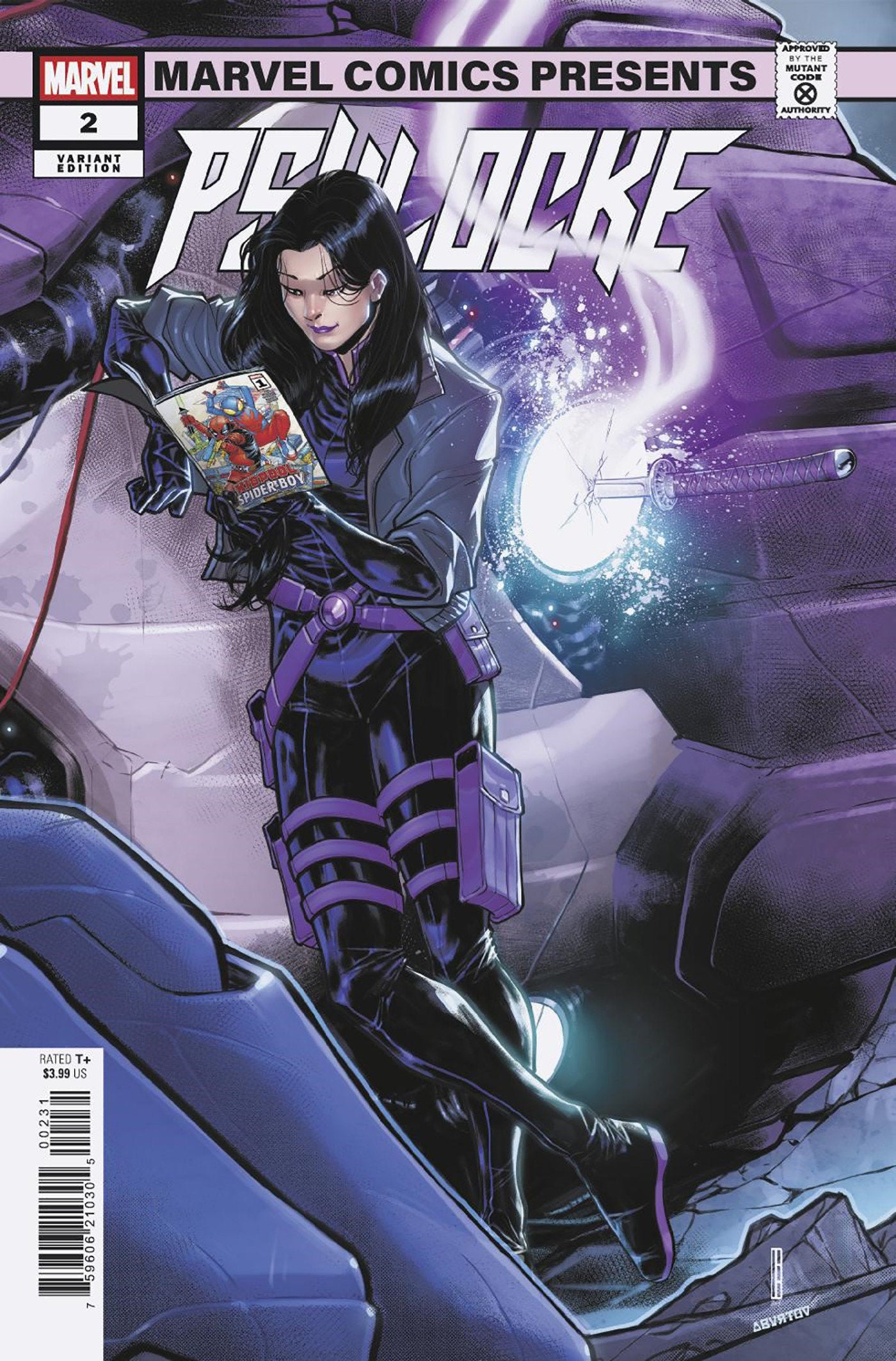 PSYLOCKE #2 DAVID BALDEON MARVEL COMICS PRESENTS VARIANT