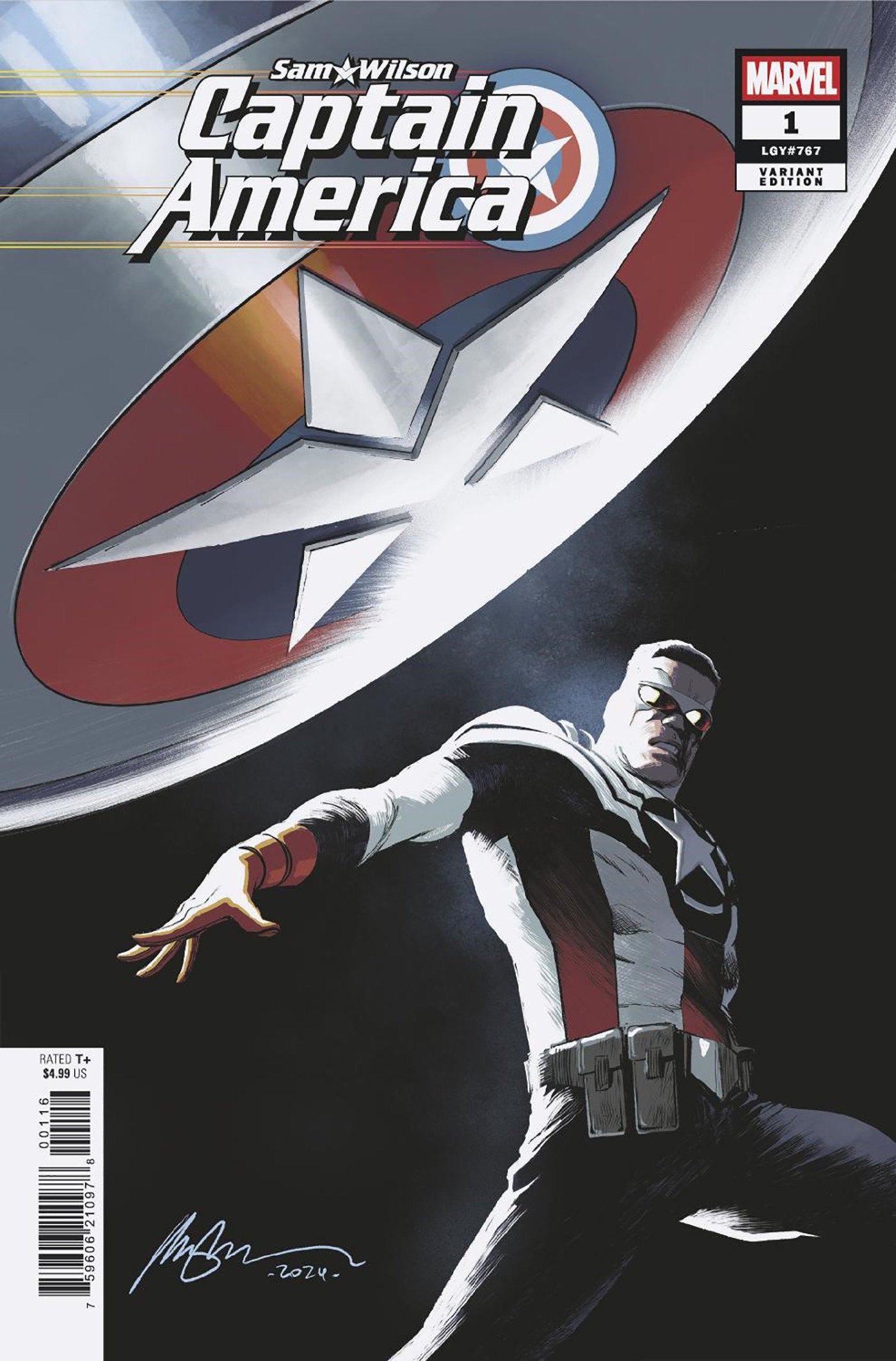 SAM WILSON, CAPTAIN AMERICA #1 RAFAEL ALBUQUERQUE VARIANT 1:25