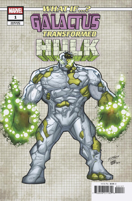 WHAT IF...? GALACTUS: GALACTUS TRANSFORMED HULK? #1 RON LIM DESIGN VARIANT 1:10