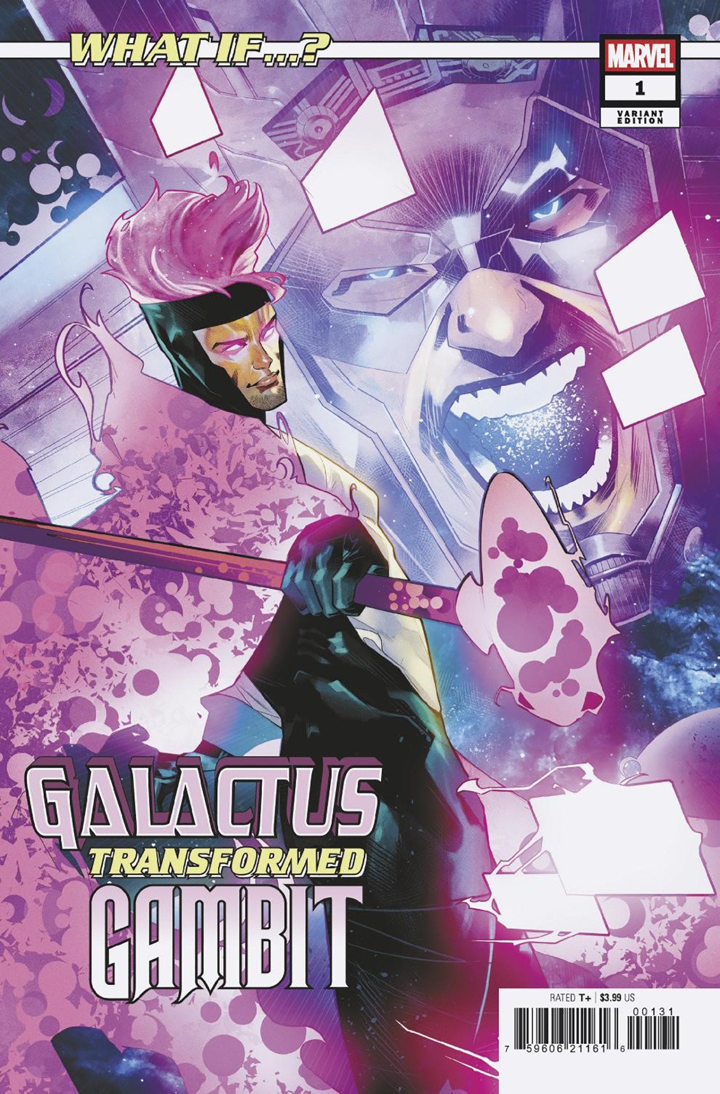 WHAT IF...? GALACTUS: GALACTUS TRANSFORMED GAMBIT? #1 EDWIN GALMON VARIANT