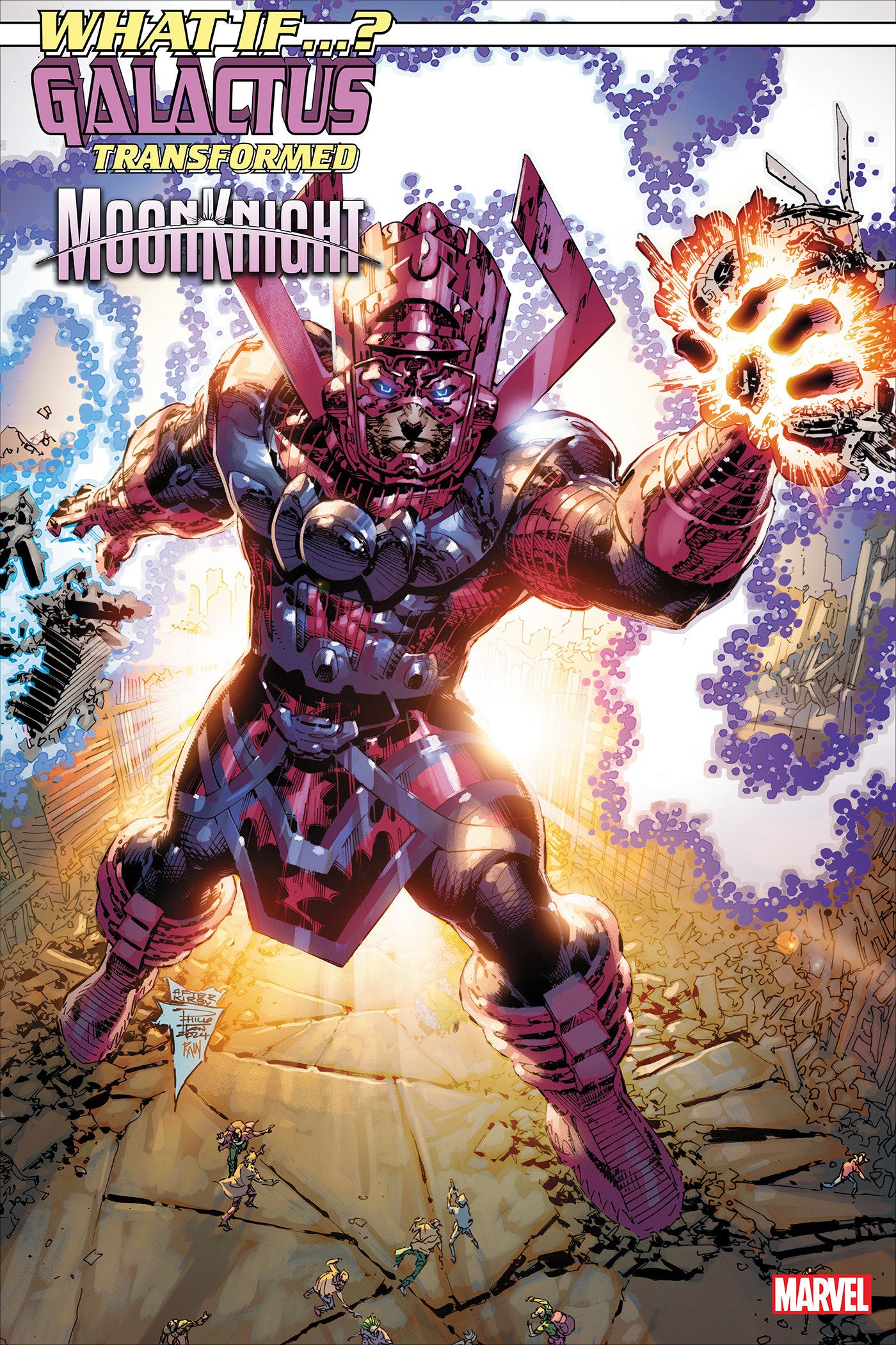 WHAT IF...? GALACTUS: GALACTUS TRANSFORMED MOON KNIGHT? #1 PHILIP TAN SCI-FI HOM AGE VARIANT