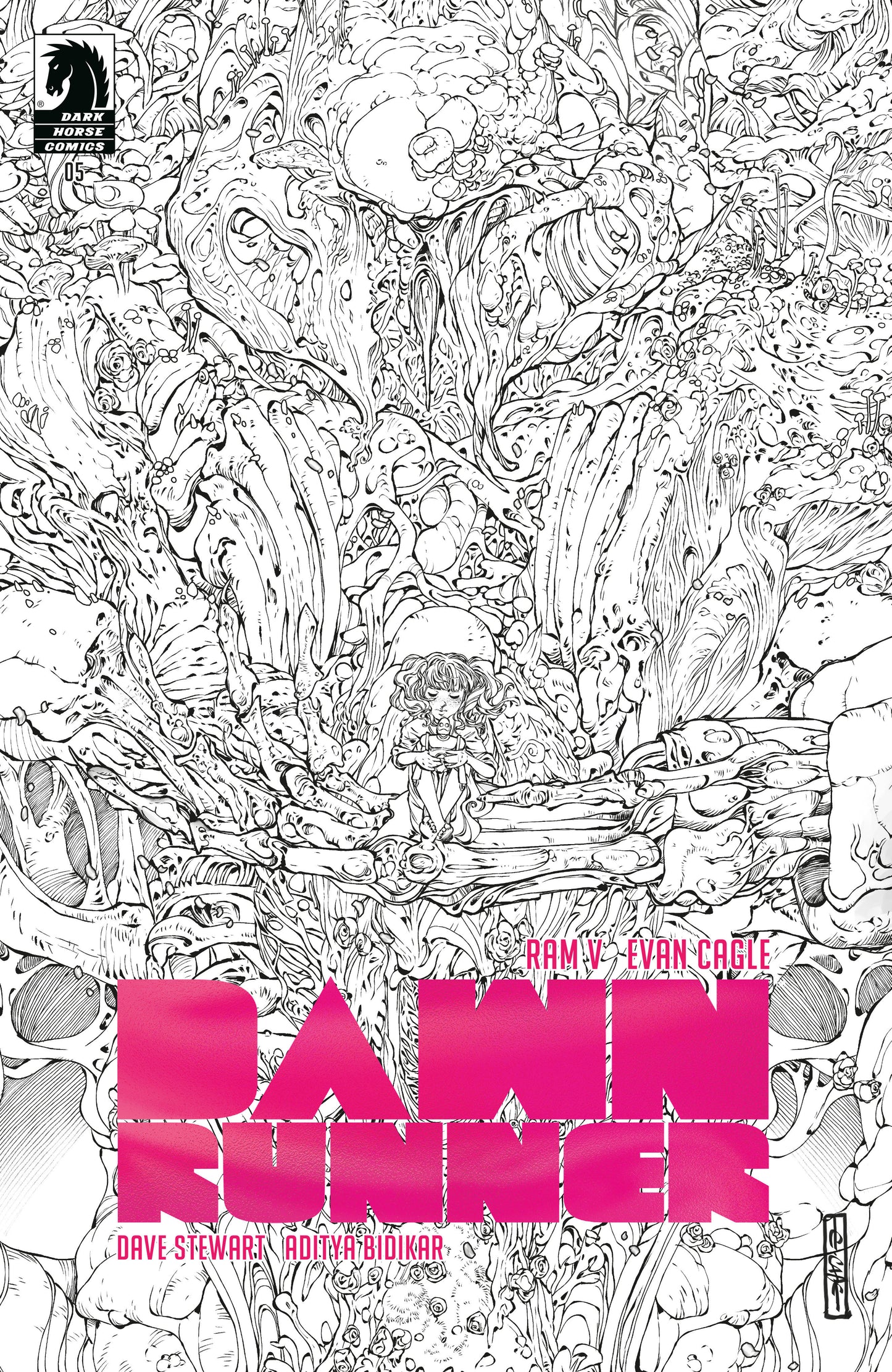 Dawnrunner #5 (CVR D) (1:10) (Foil) (B&W) (Evan Cagle) - End Of The Earth Comics