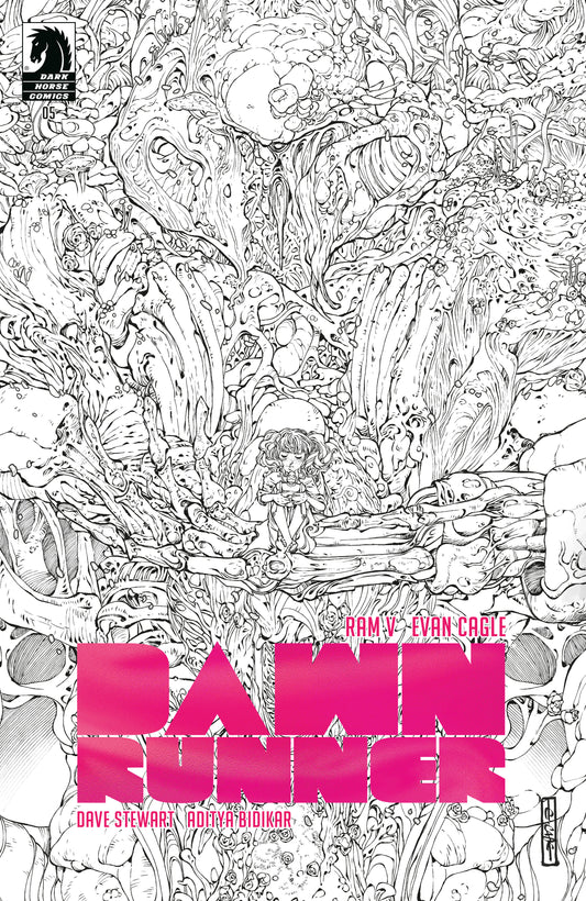 Dawnrunner #5 (CVR D) (1:10) (Foil) (B&W) (Evan Cagle) - End Of The Earth Comics