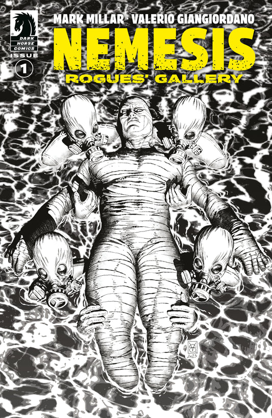 Nemesis: Rogues' Gallery #1 (CVR B) (1:10) (B&W) (Valerio Giangiordano) {{ End Of The Earth Comics }}