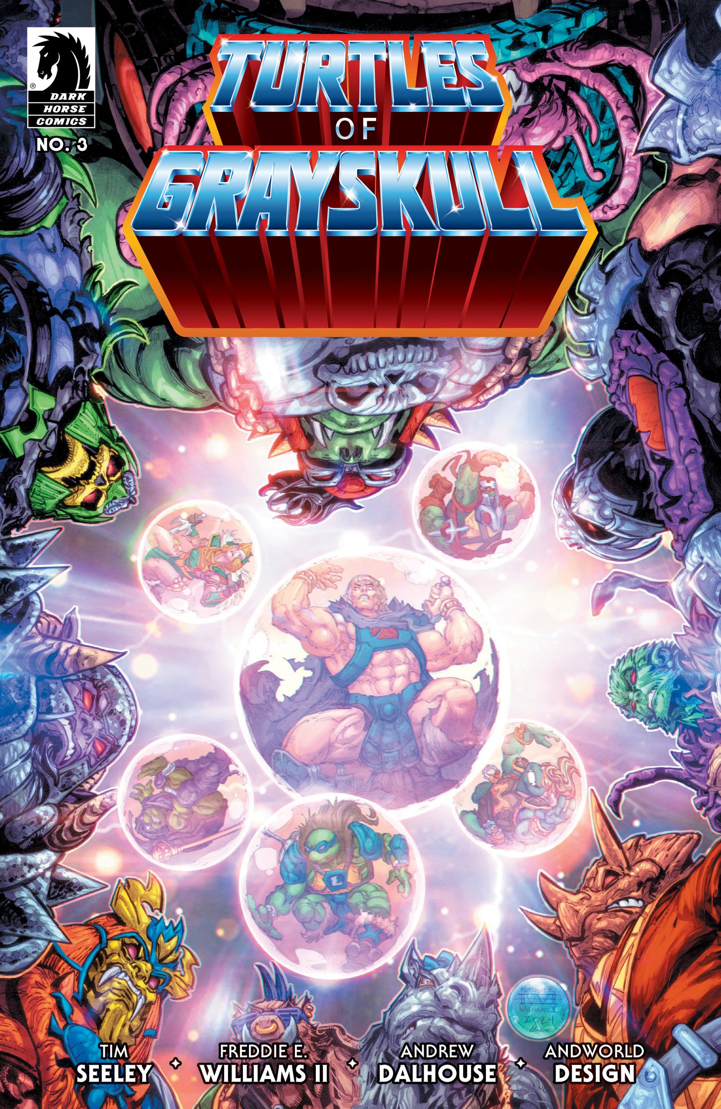 Masters of the Universe/Teenage Mutant Ninja Turtles: Turtles of Grayskull #3 (CVR A) (Freddie E. Williams II) - End Of The Earth Comics