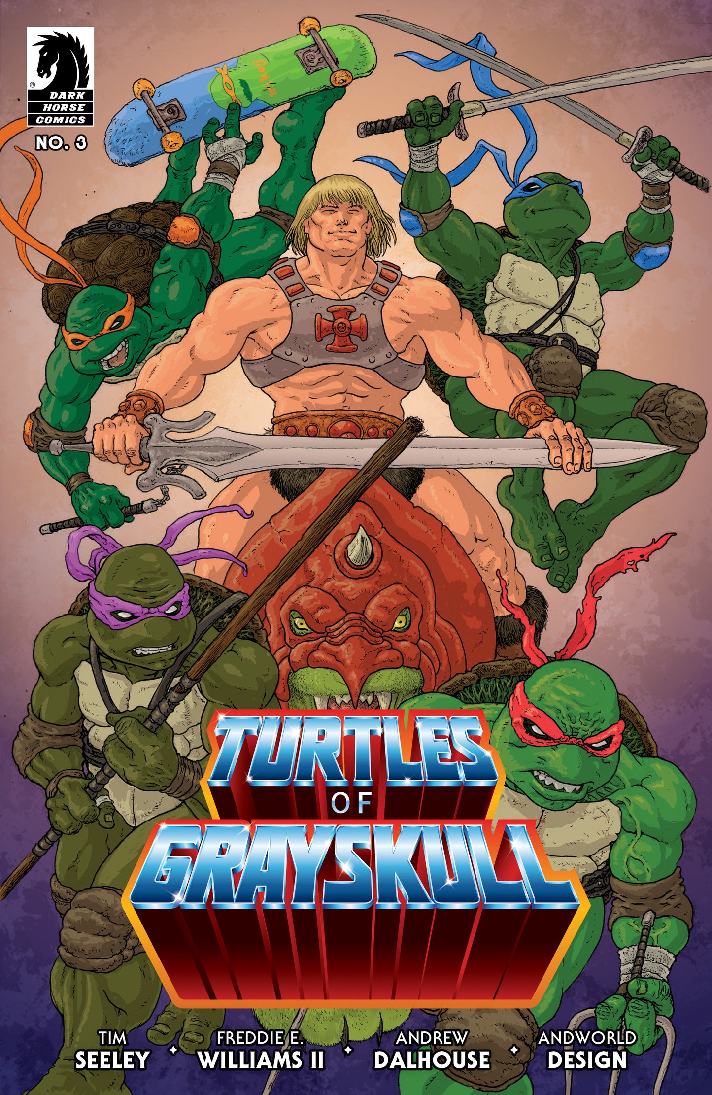 Masters of the Universe/Teenage Mutant Ninja Turtles: Turtles of Grayskull #3 (CVR C) (Ramon Villalobos) - End Of The Earth Comics