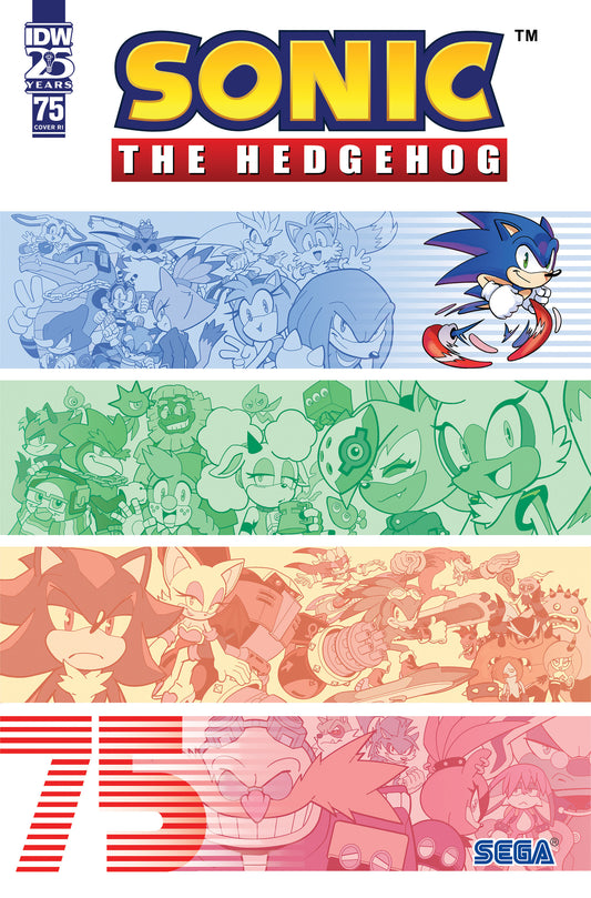 Sonic the Hedgehog #75 Variant RI (25) (Yardley) - End Of The Earth Comics