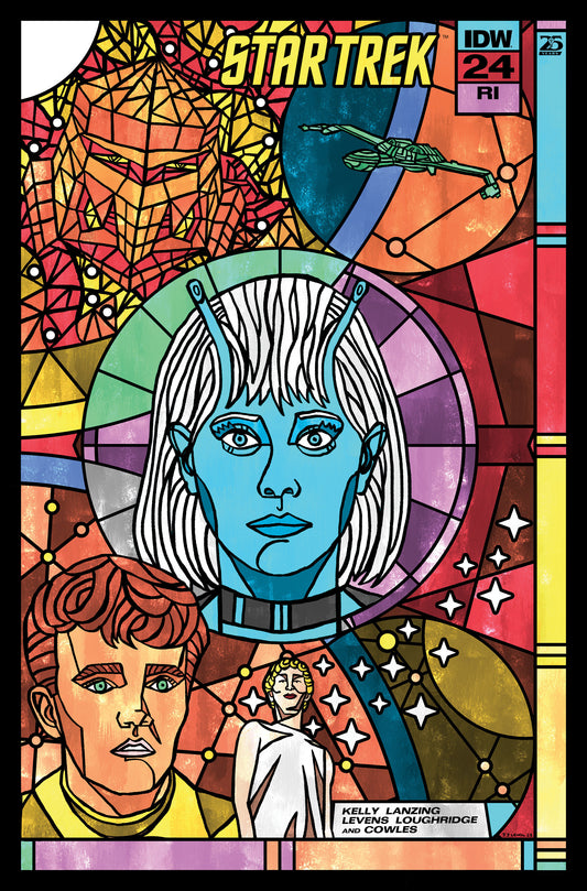 Star Trek #24 Variant RI (10) (Lendl Connecting Stained Glass Variant) - End Of The Earth Comics