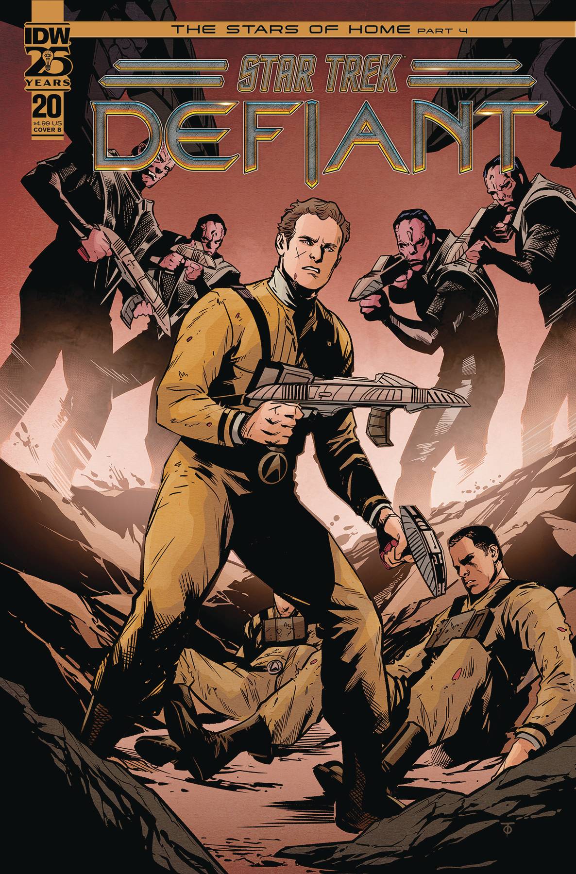 Star Trek: Defiant #20 Variant B (To) - End Of The Earth Comics