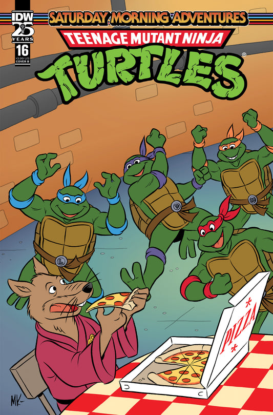 Teenage Mutant Ninja Turtles: Saturday Morning Adventures #16 Variant B (Kazaleh) - End Of The Earth Comics