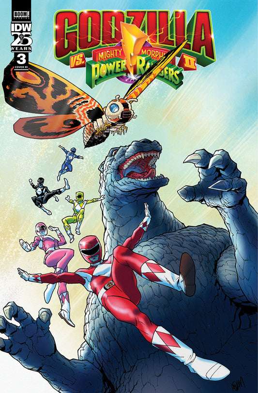 Godzilla Vs. The Mighty Morphin Power Rangers II #3 Variant RI (10) (Gorham) {{ End Of The Earth Comics }}