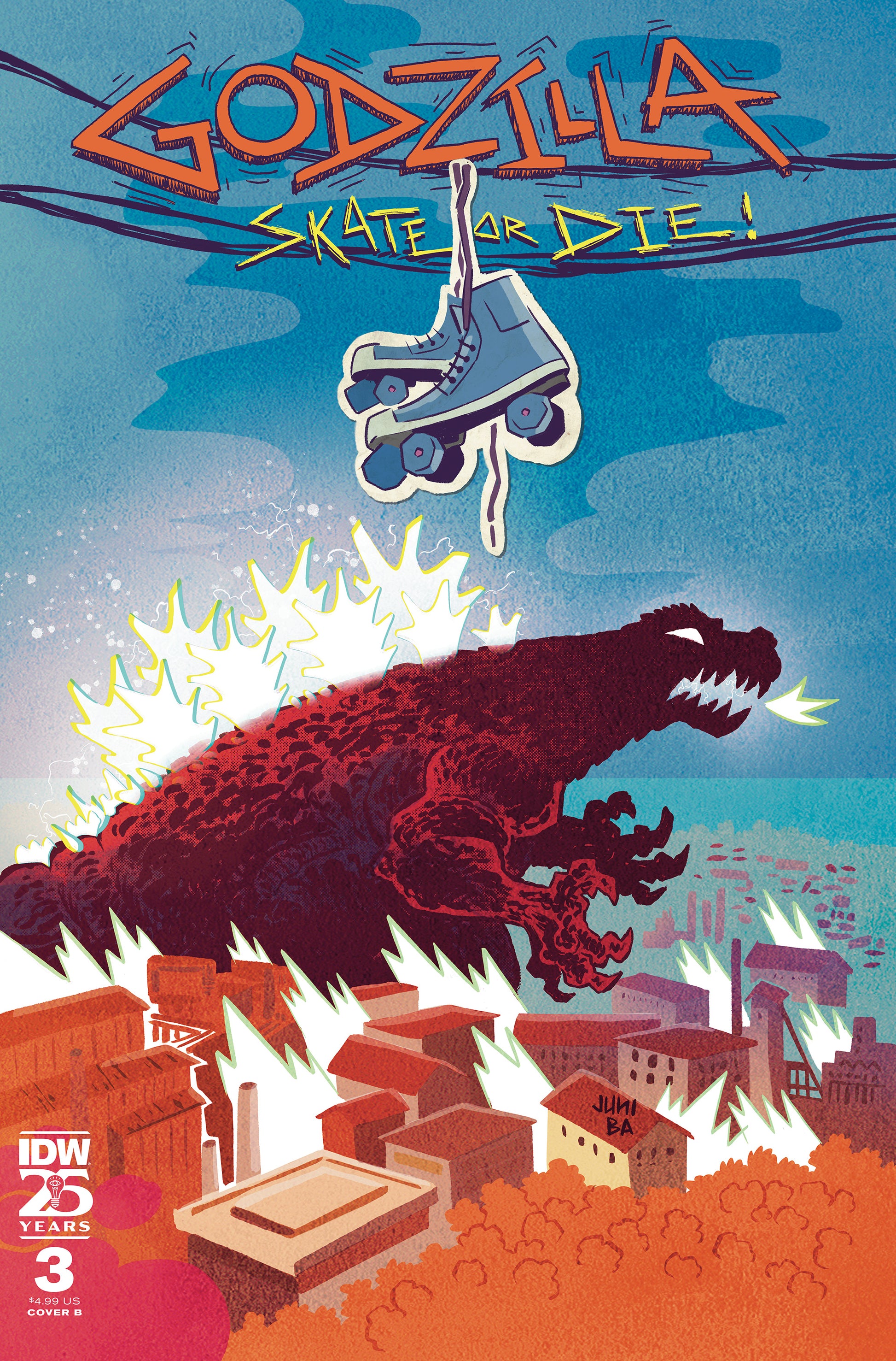 Godzilla: Skate or Die #3 Variant B (Ba) - End Of The Earth Comics