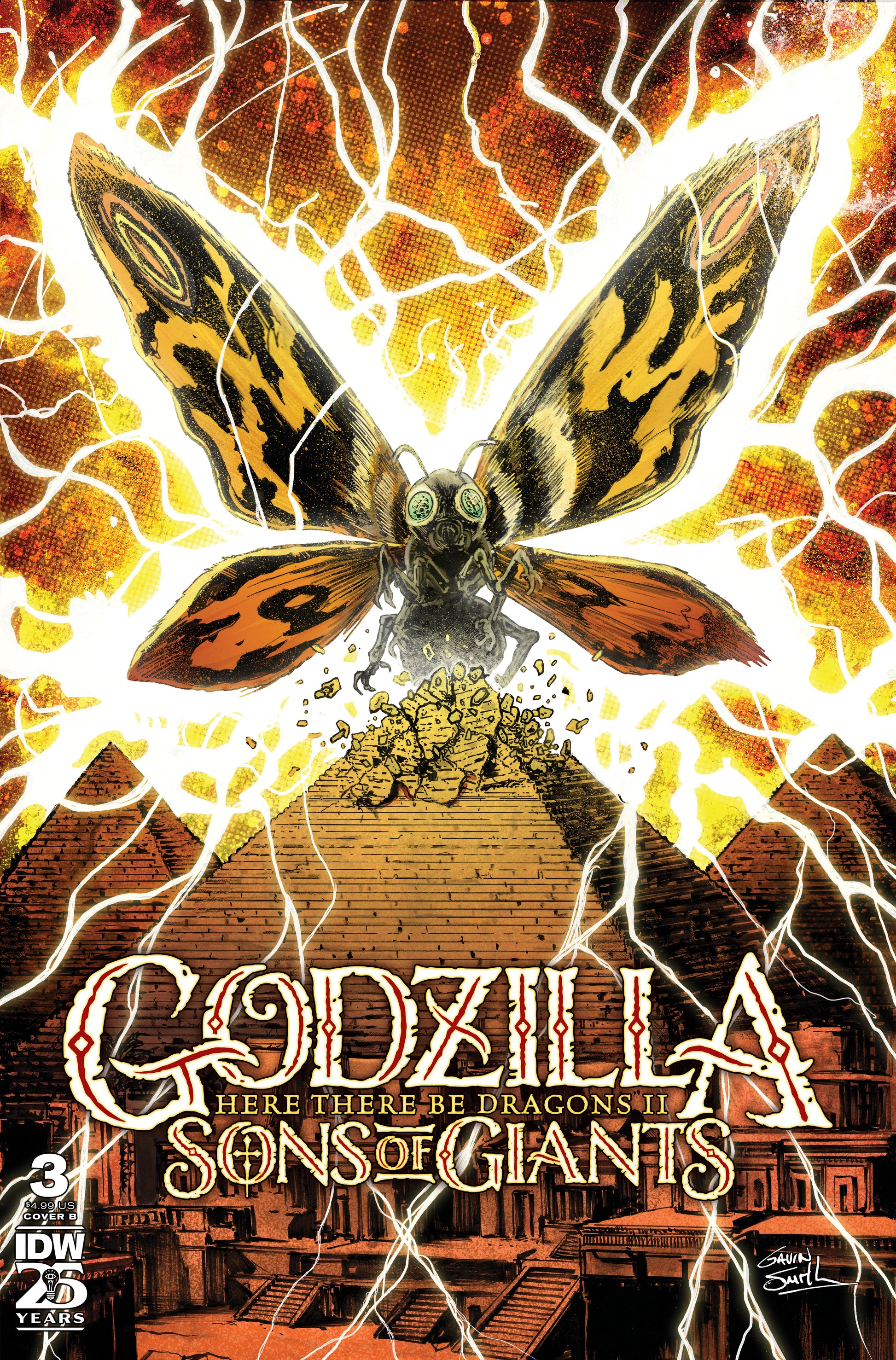 Godzilla: Here There Be Dragons II--Sons of Giants #3 Variant B (Smith) - End Of The Earth Comics