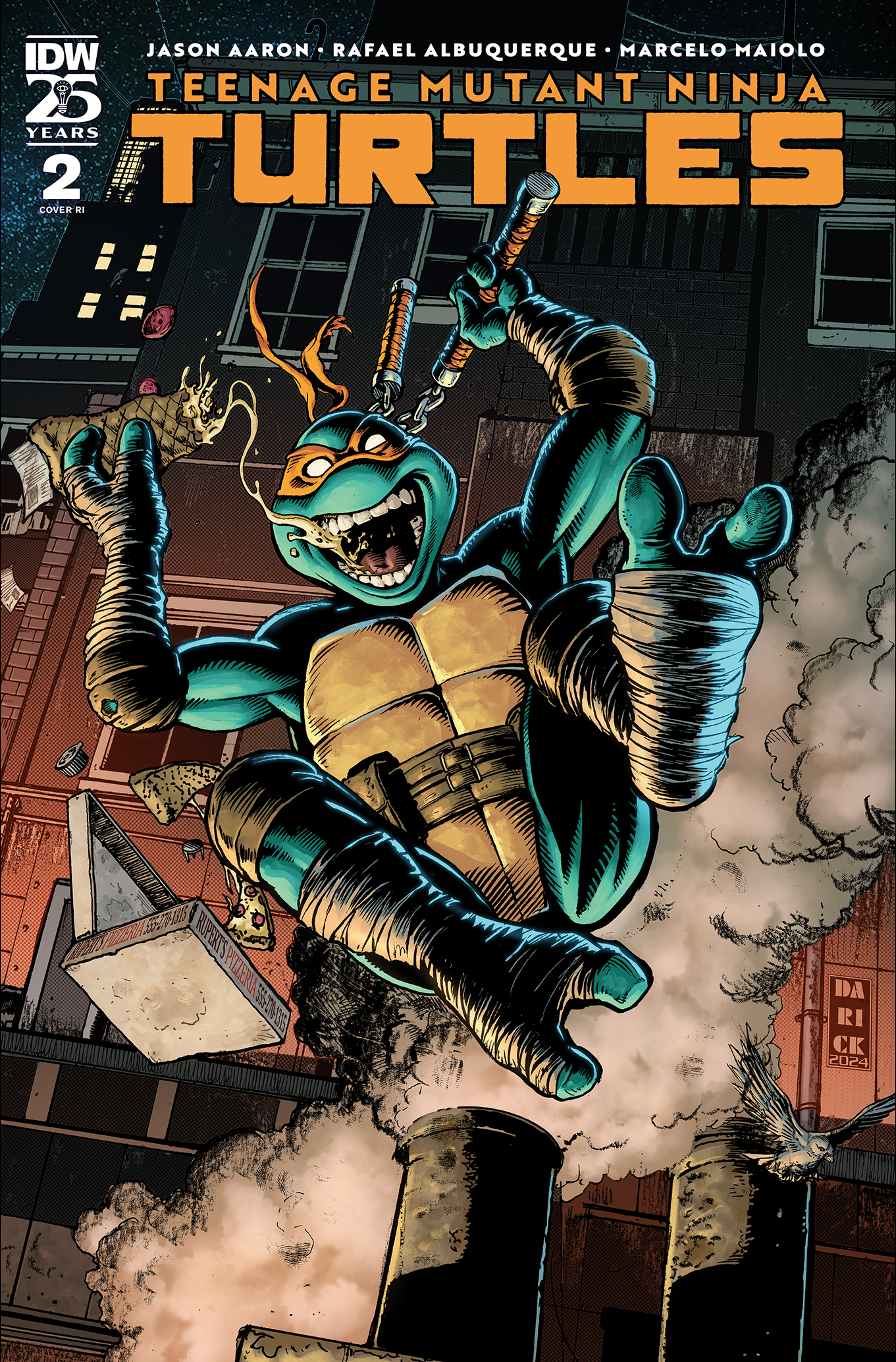 Teenage Mutant Ninja Turtles (2024) #2 Variant RI (50) (Robertson) - End Of The Earth Comics