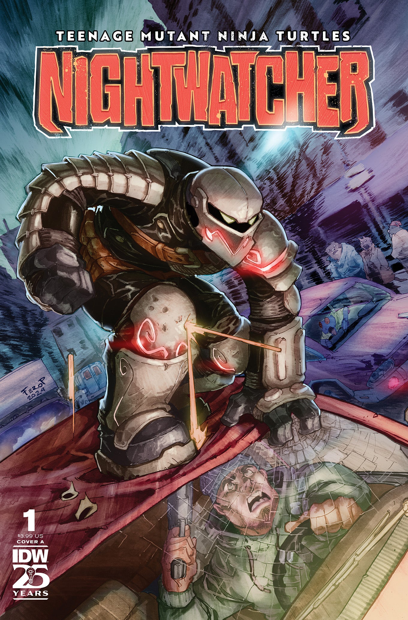 Teenage Mutant Ninja Turtles: Nightwatcher #1 Cover A (Pe) - End Of The Earth Comics