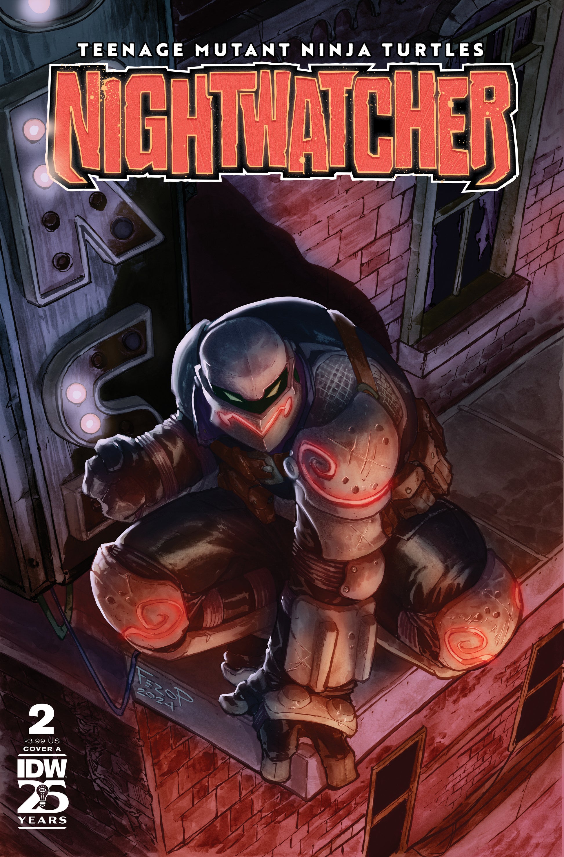 Teenage Mutant Ninja Turtles: Nightwatcher #2 Cover A (Pe) - End Of The Earth Comics