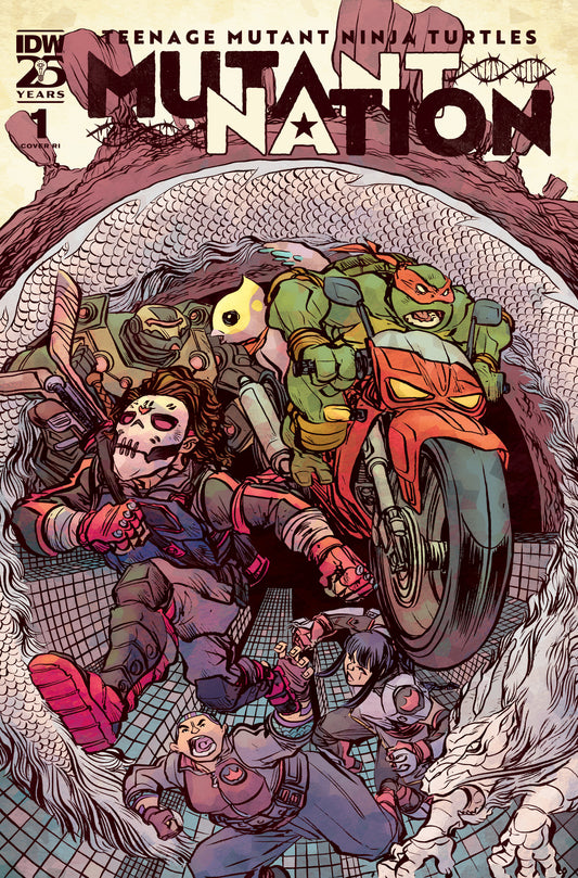 Teenage Mutant Ninja Turtles: Mutant Nation #1 Variant RI (10) (Lonergan) - End Of The Earth Comics