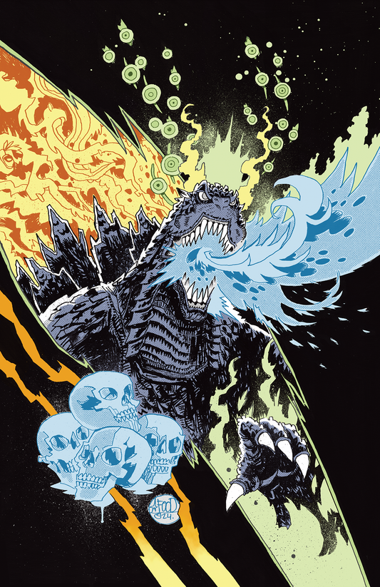 Godzilla's Monsterpiece Theatre #1 Variant RI (25) (Mahfood Full Art) - End Of The Earth Comics