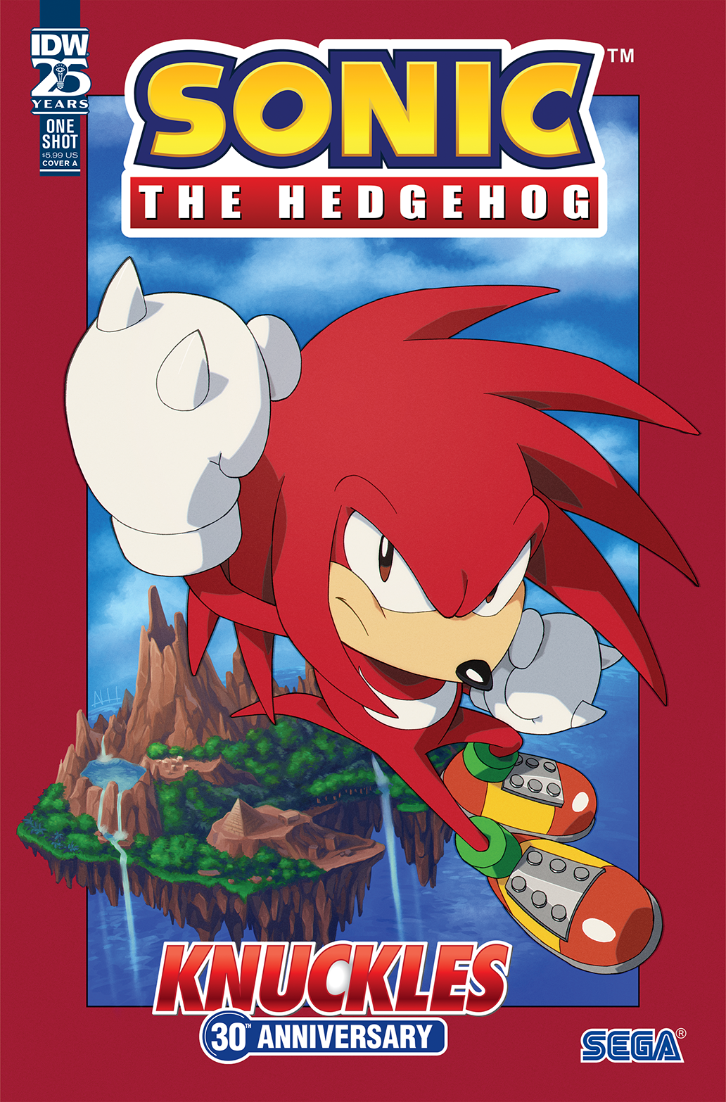 Sonic the Hedgehog: Knuckles' 30th Anniversary Special Cover A (Hammerstrom) - End Of The Earth Comics