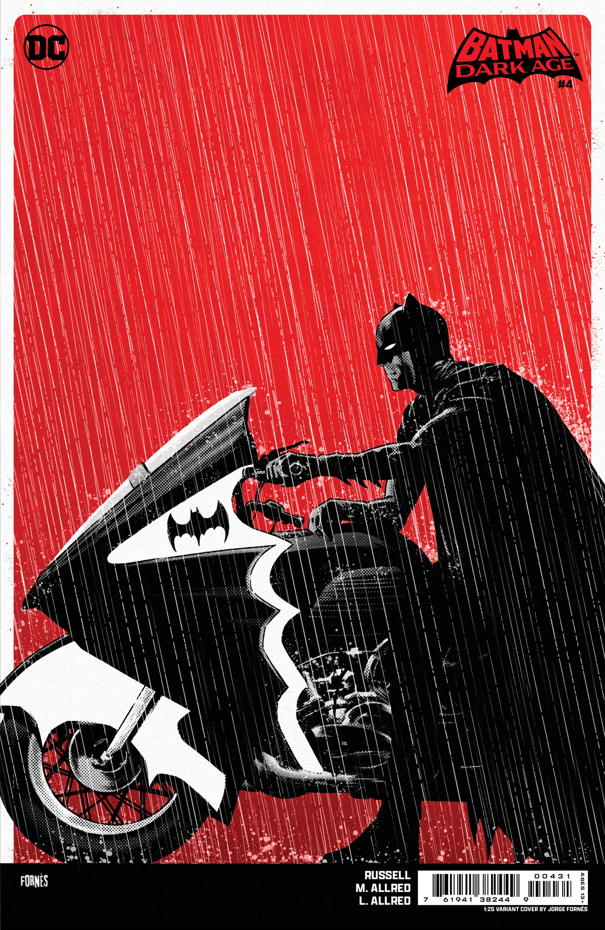 BATMAN DARK AGE #4 (OF 6) CVR C INC 1:25 JORGE FORNES CARD STOCK VAR - End Of The Earth Comics