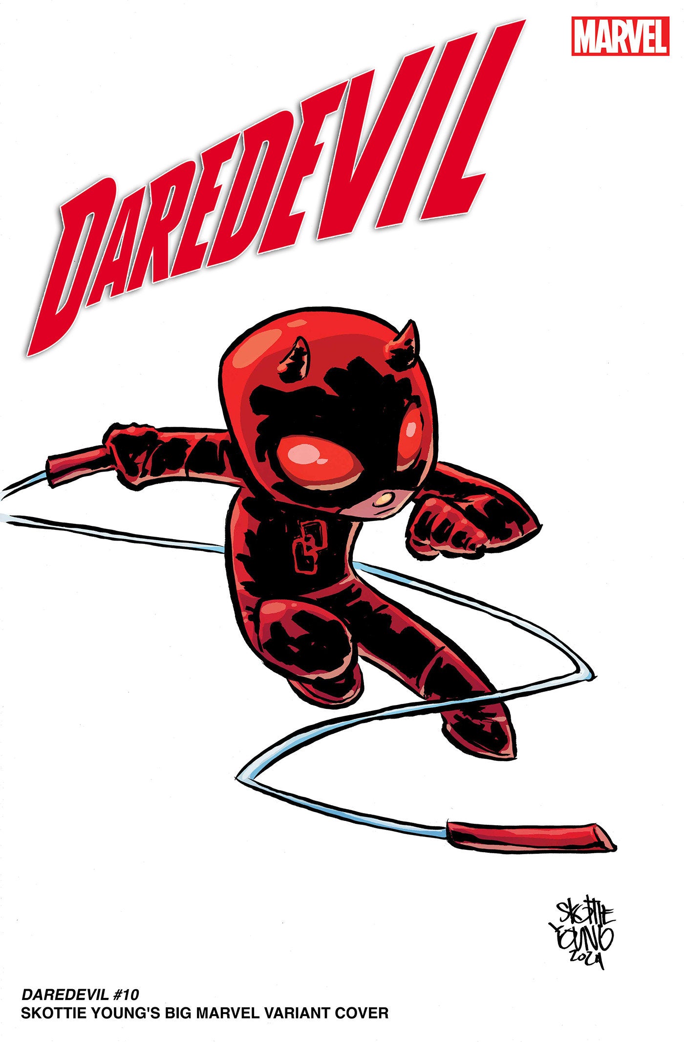 DAREDEVIL #10 SKOTTIE YOUNG'S BIG MARVEL VARIANT