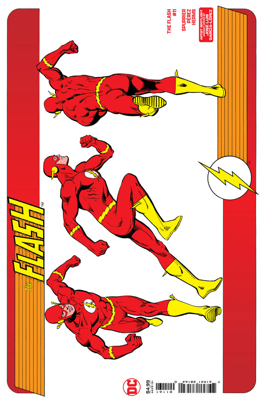 FLASH #11 CVR D JOSE LUIS GARCIA-LOPEZ ARTIST SPOTLIGHT WRAPAROUND CARD STOCK VAR - End Of The Earth Comics