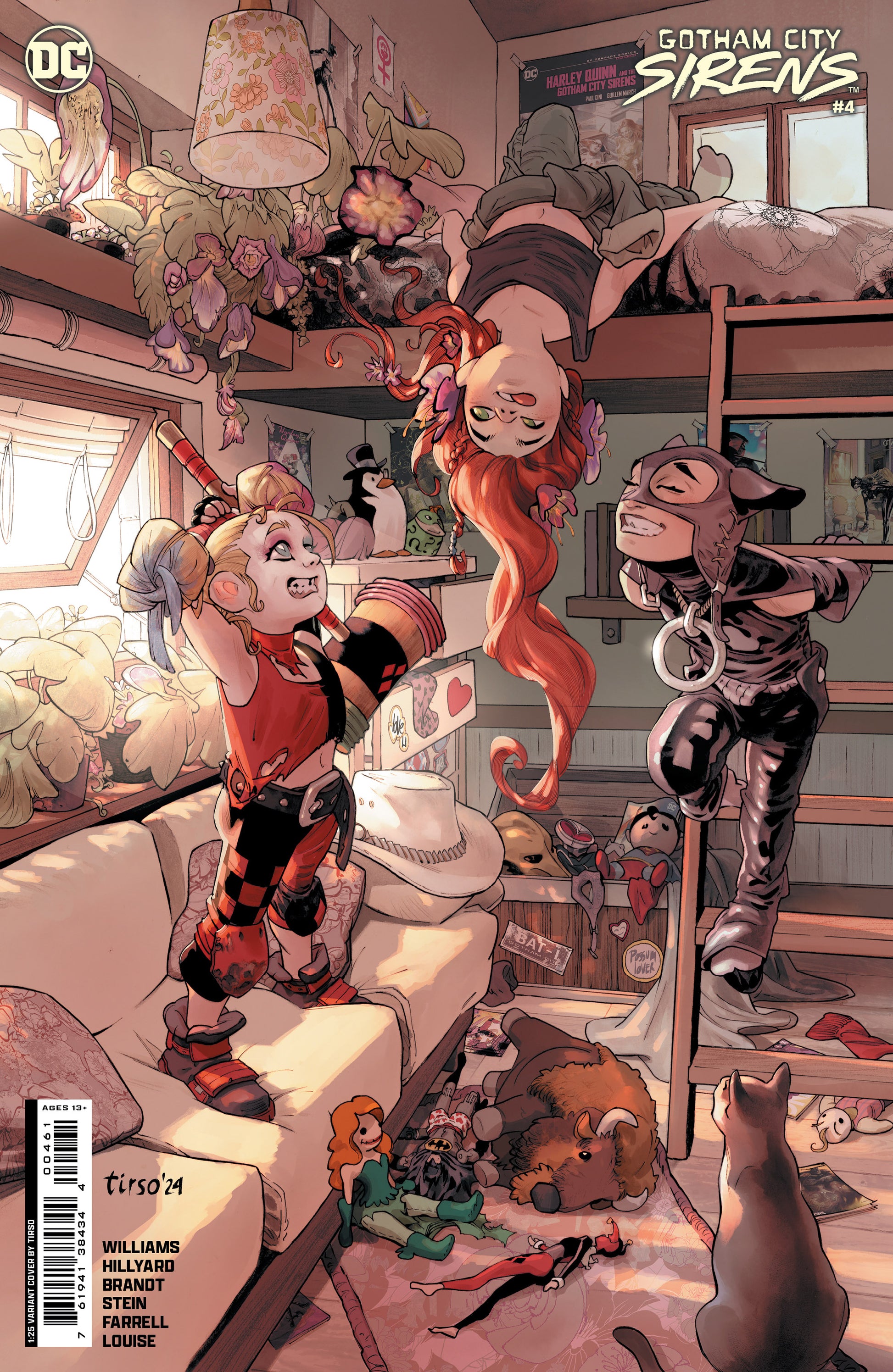 GOTHAM CITY SIRENS #4 (OF 4) CVR F INC 1:25 TIRSO CONS CARD STOCK VAR - End Of The Earth Comics