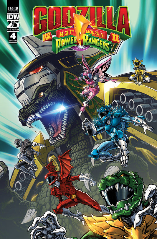 Godzilla Vs. The Mighty Morphin Power Rangers II #4 Variant RI (Frank) 1:10