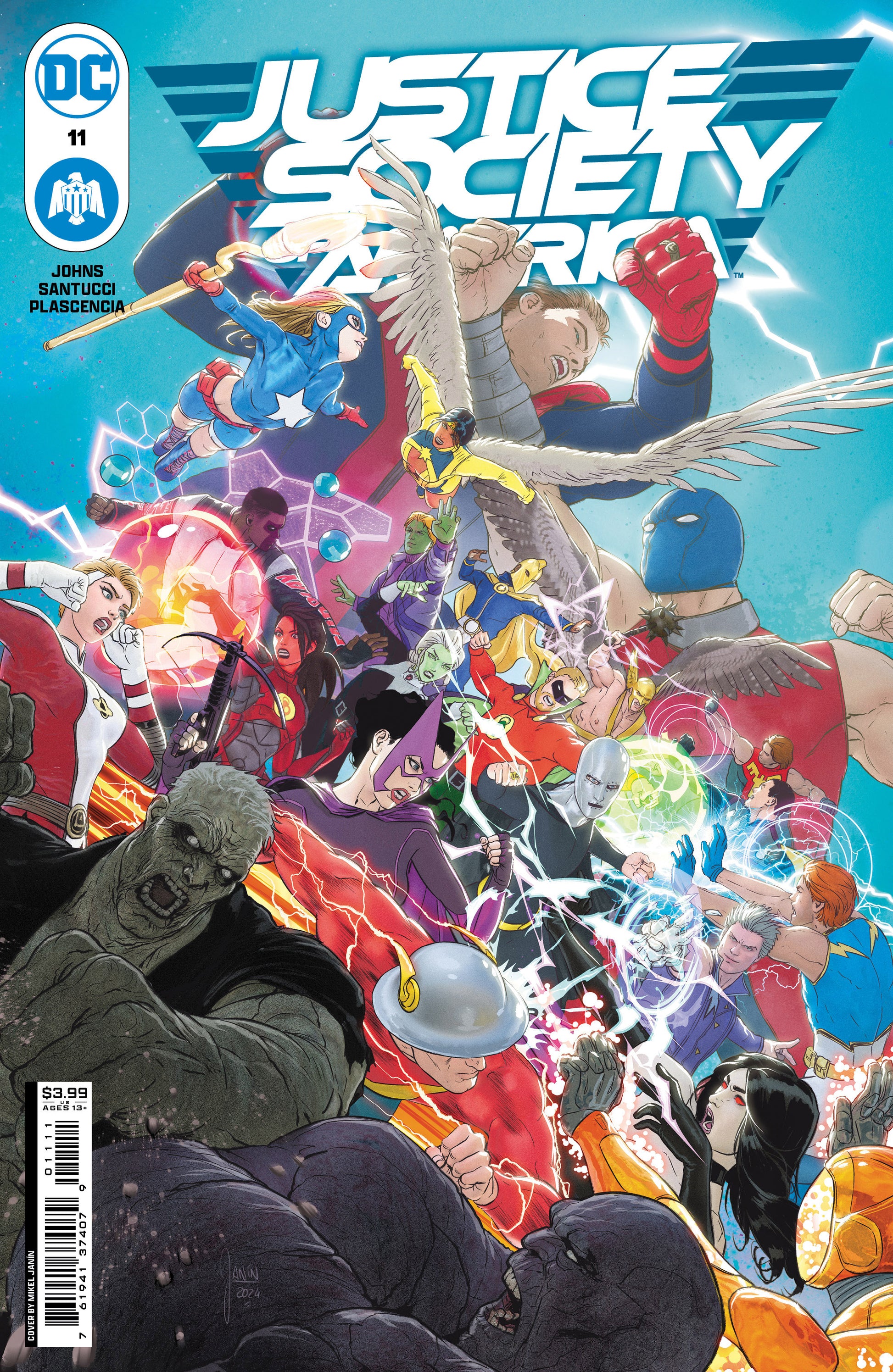 JUSTICE SOCIETY OF AMERICA #11 (OF 12) CVR A MIKEL JANIN (RES) - End Of The Earth Comics