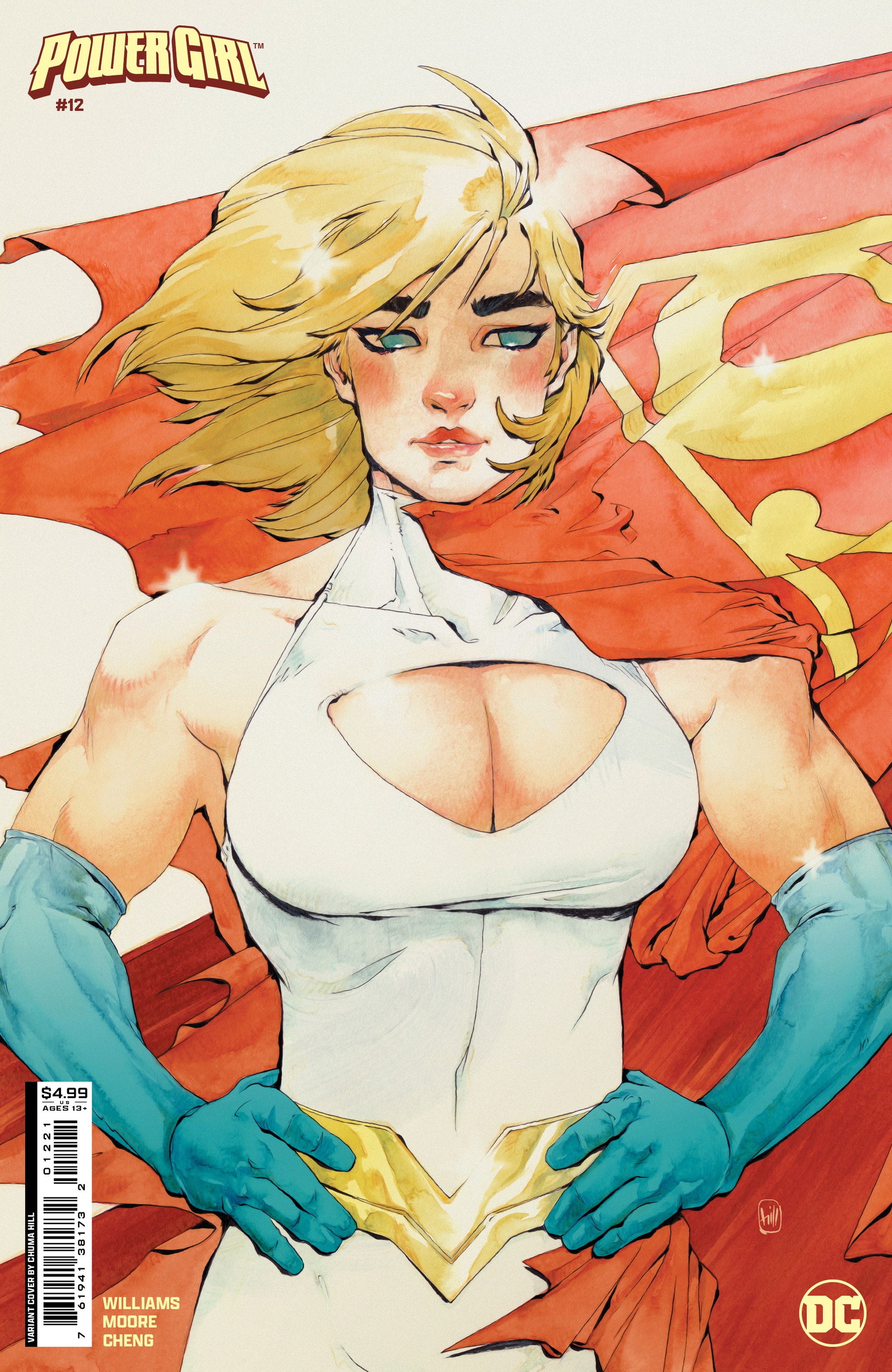 POWER GIRL #12 CVR B CHUMA HILL CARD STOCK VAR - End Of The Earth Comics