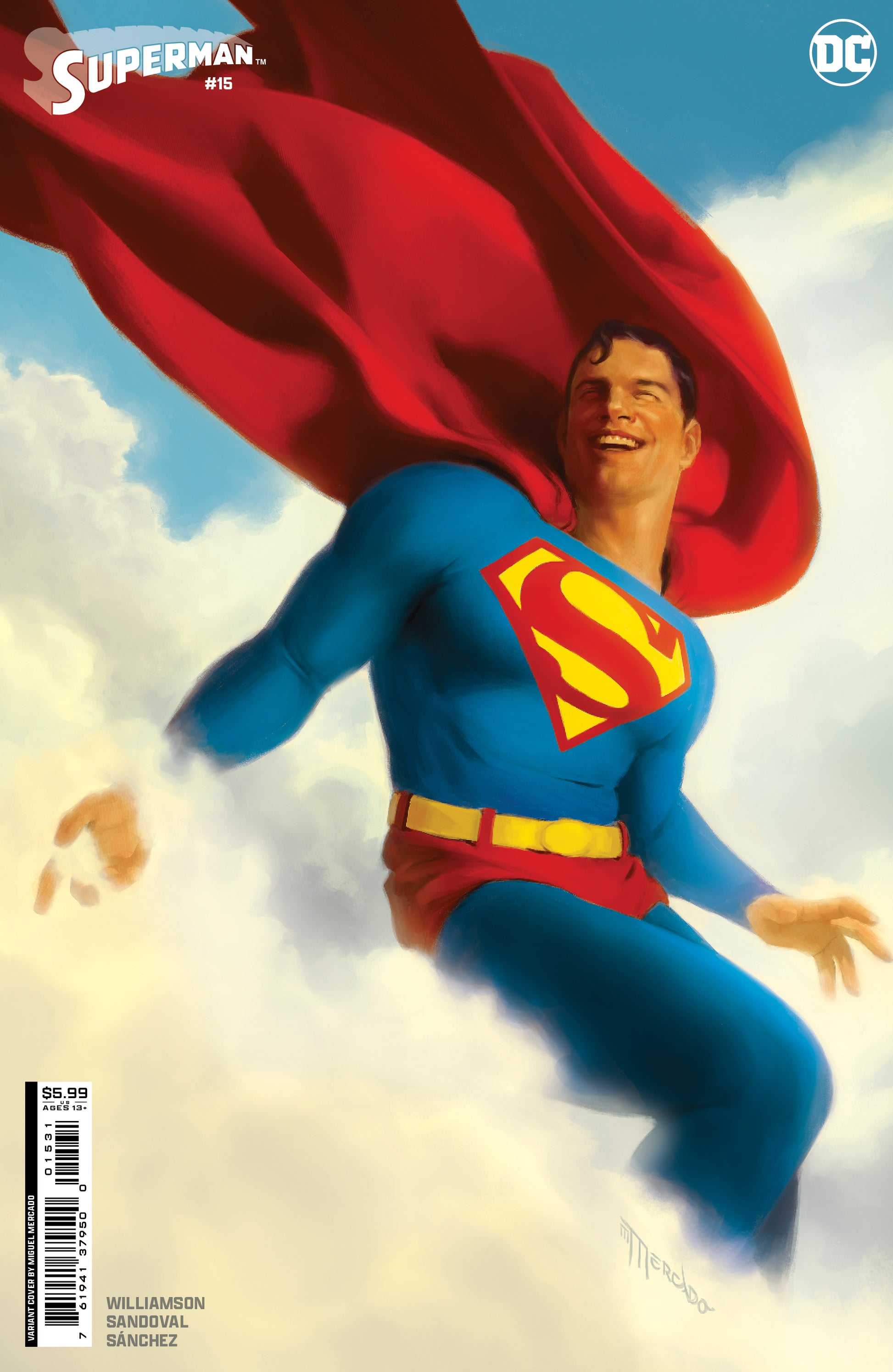 SUPERMAN #15 CVR D MIGUEL MERCADO CARD STOCK VAR (HOUSE OF BRAINIAC)(ABSOLUTE POWER) - End Of The Earth Comics